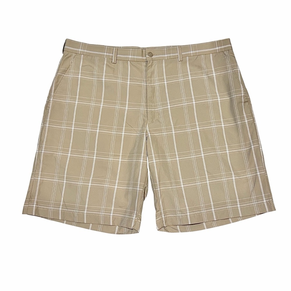 CHAMPIONS Tour PGA MEN'S GOLF FLAT FRONT SHORTS PANTS KHAKI SIZE 40